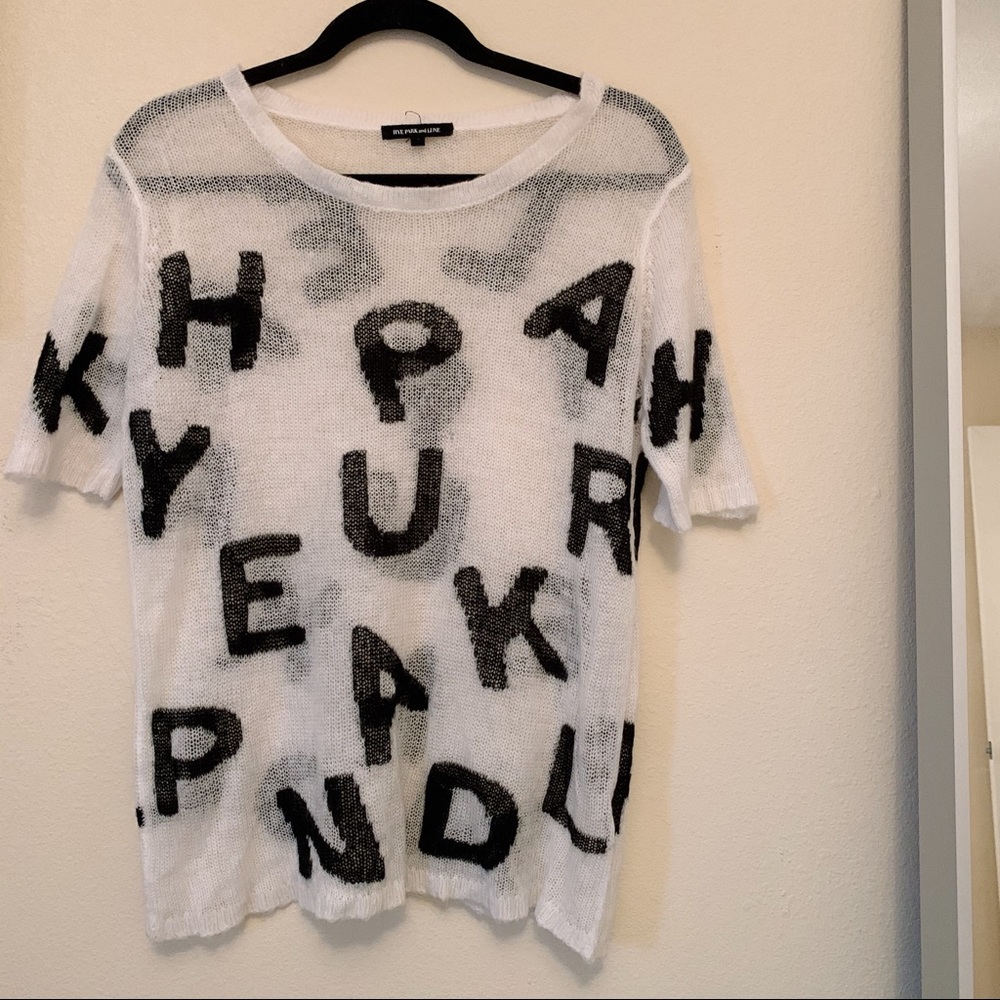 HYE PARK & LUNE Sheer Knit